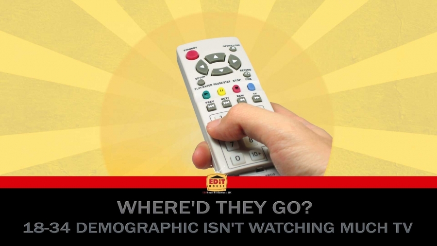 Where’d They Go? 18-34 Demographic Isn’t Watching Much TV