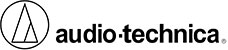 Audio-Technica logo: circular emblem with a geometric triangle beside the 'audio-technica' wordmark.